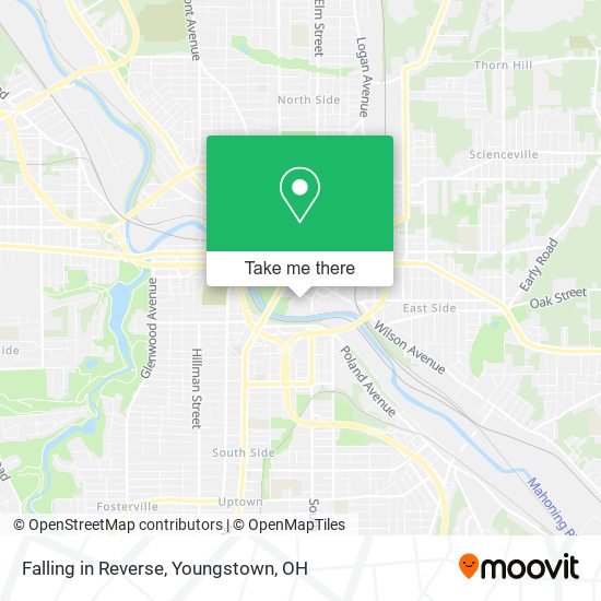 Mapa de Falling in Reverse