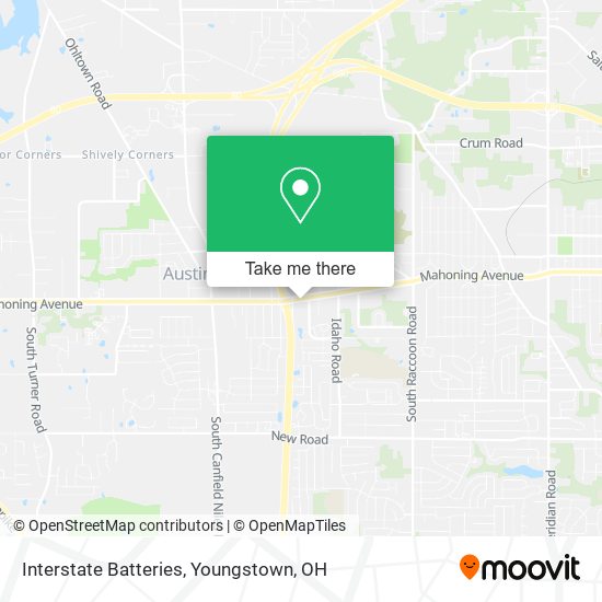 Interstate Batteries map