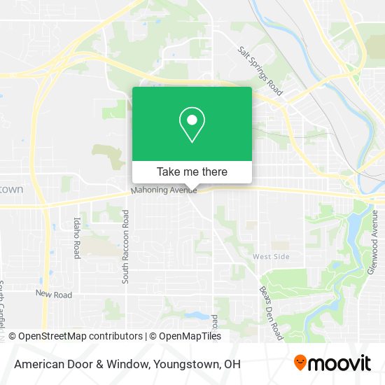 American Door & Window map