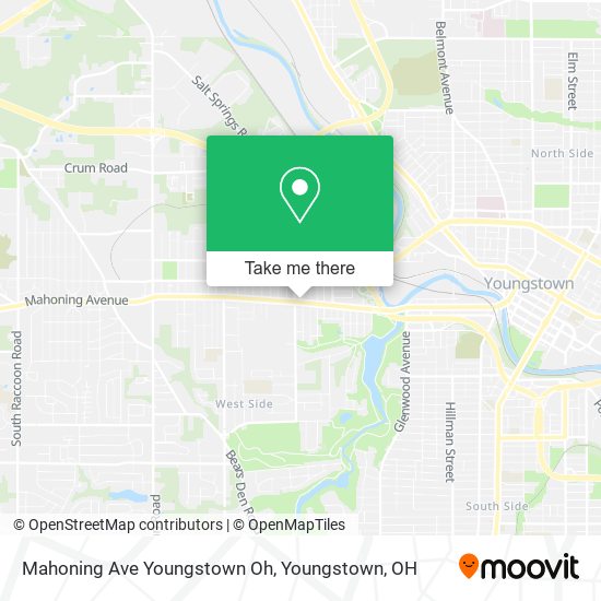 Mapa de Mahoning Ave Youngstown Oh