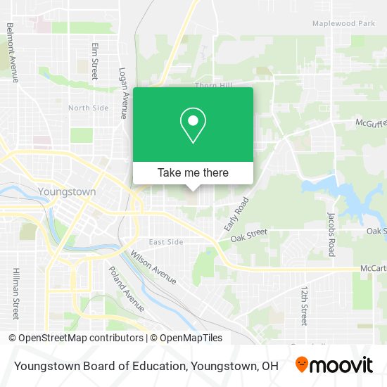 Mapa de Youngstown Board of Education