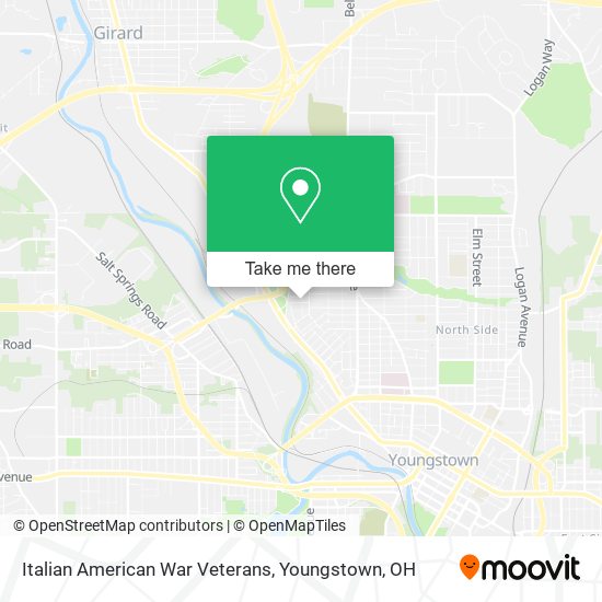 Italian American War Veterans map