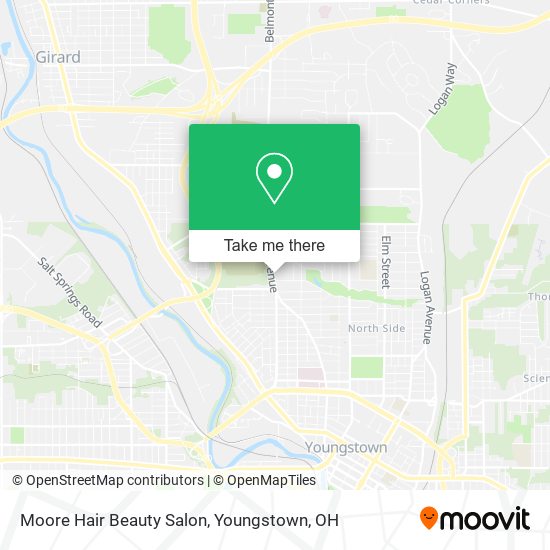 Moore Hair Beauty Salon map