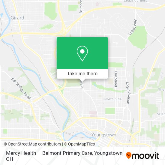 Mercy Health — Belmont Primary Care map