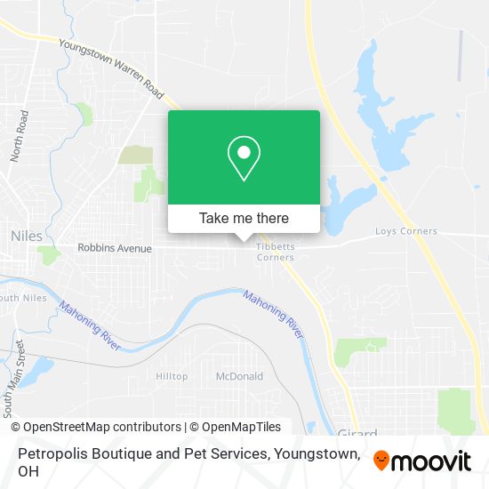 Petropolis Boutique and Pet Services map