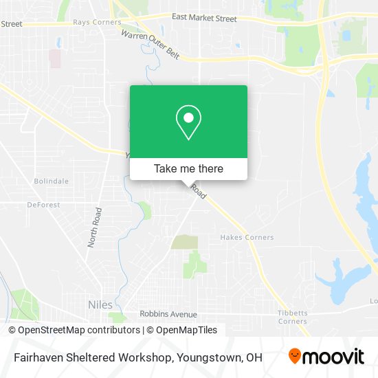 Fairhaven Sheltered Workshop map