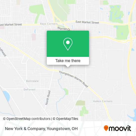 New York & Company map