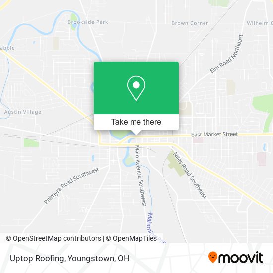 Uptop Roofing map