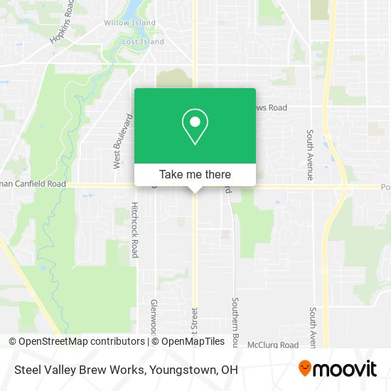 Steel Valley Brew Works map
