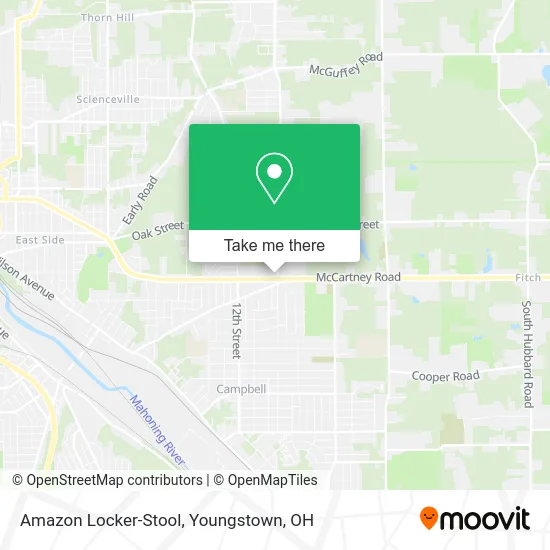 Amazon Locker-Stool map