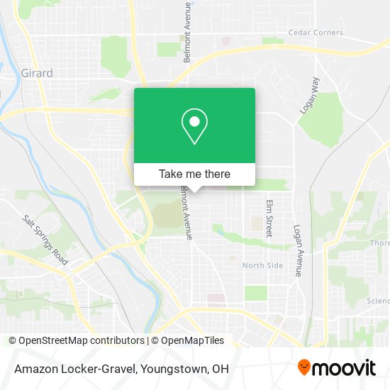 Mapa de Amazon Locker-Gravel