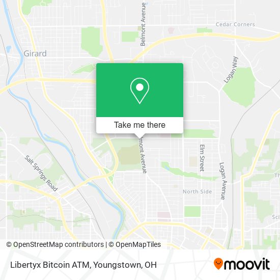 Mapa de Libertyx Bitcoin ATM