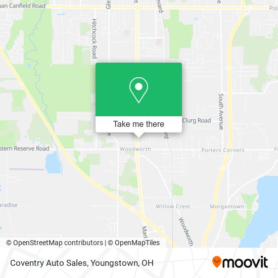 Coventry Auto Sales map