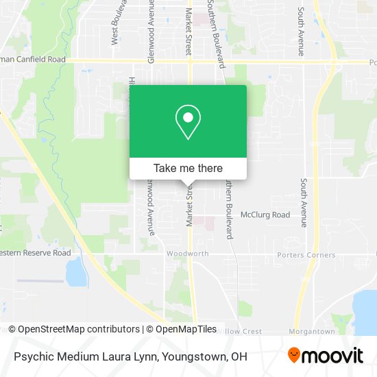 Psychic Medium Laura Lynn map