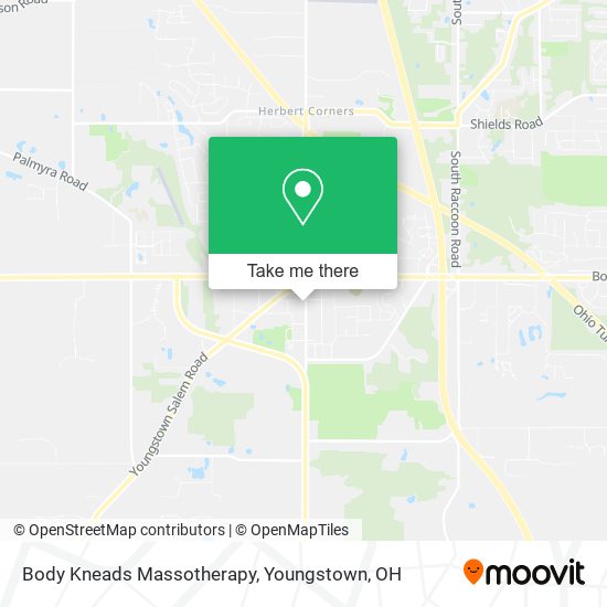 Body Kneads Massotherapy map