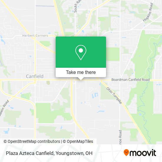 Mapa de Plaza Azteca Canfield