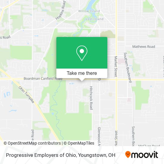 Mapa de Progressive Employers of Ohio