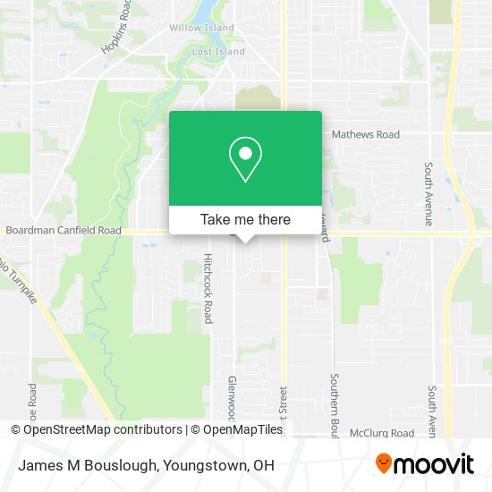 James M Bouslough map