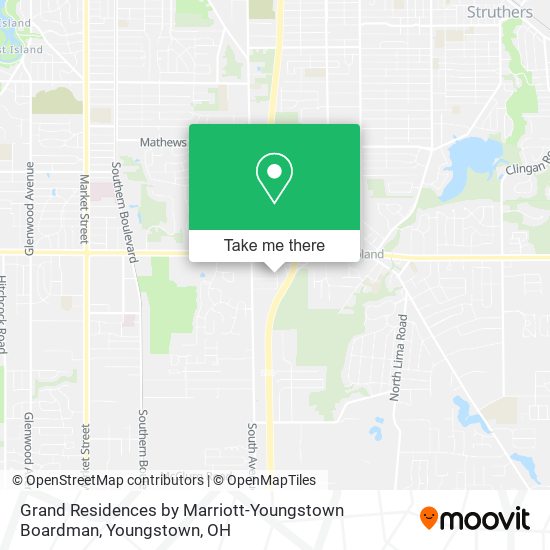 Grand Residences by Marriott-Youngstown Boardman map