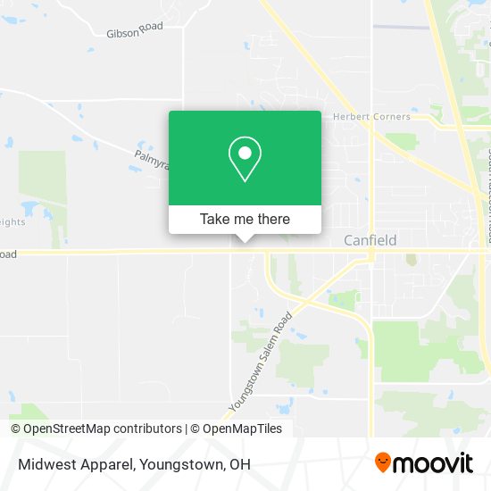 Mapa de Midwest Apparel