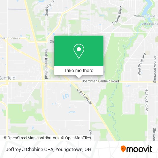 Mapa de Jeffrey J Chahine CPA