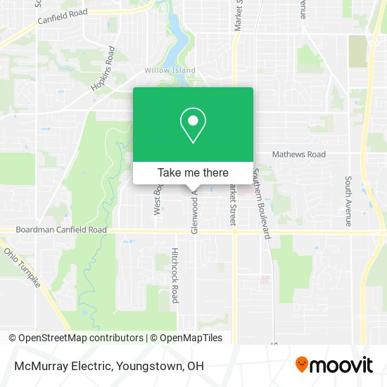 McMurray Electric map