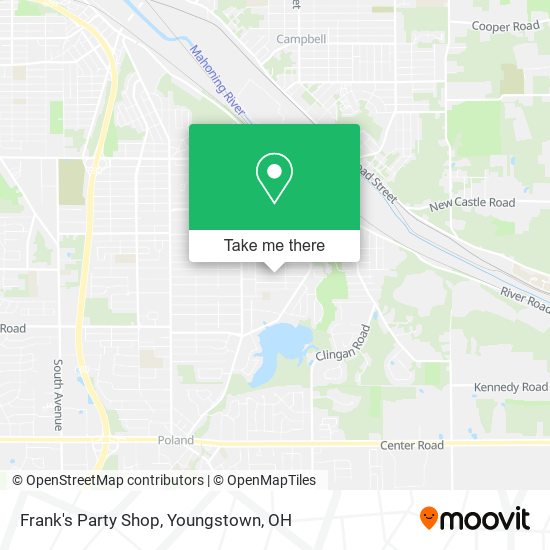 Mapa de Frank's Party Shop