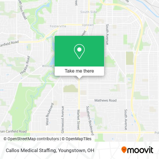 Callos Medical Staffing map