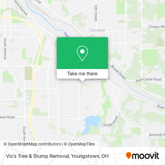 Vic's Tree & Stump Removal map