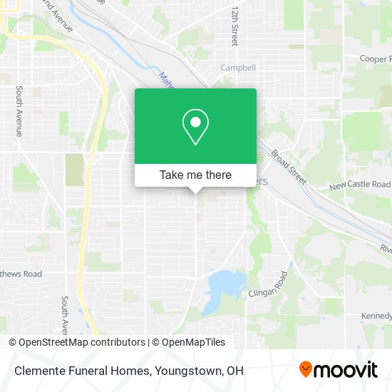 Mapa de Clemente Funeral Homes