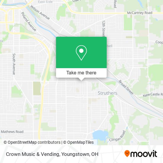 Mapa de Crown Music & Vending