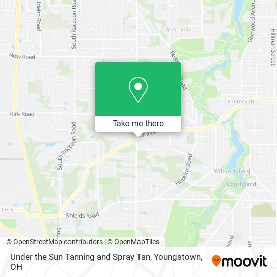 Under the Sun Tanning and Spray Tan map