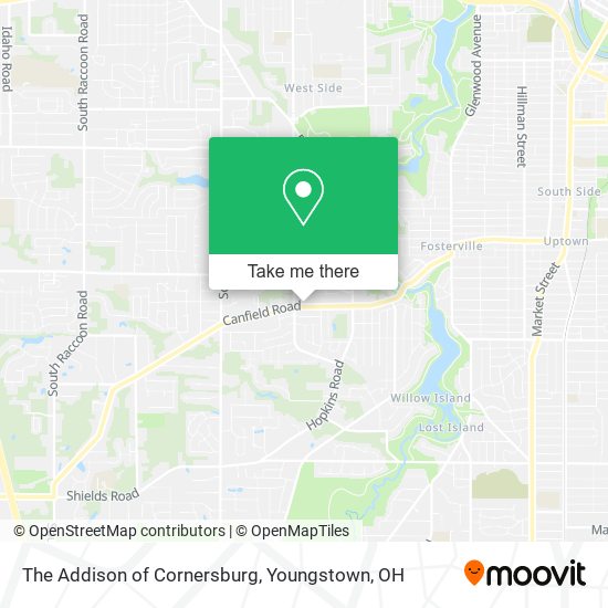 The Addison of Cornersburg map