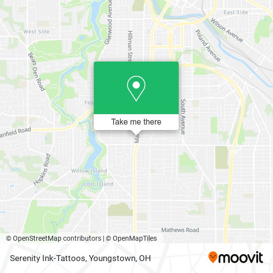 Serenity Ink-Tattoos map