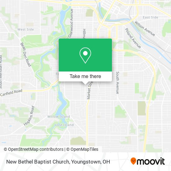 New Bethel Baptist Church map