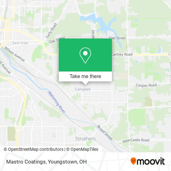 Mastro Coatings map