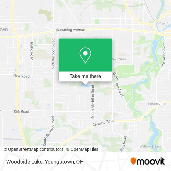 Mapa de Woodside Lake