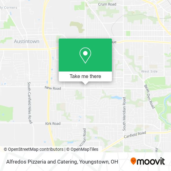 Mapa de Alfredos Pizzeria and Catering