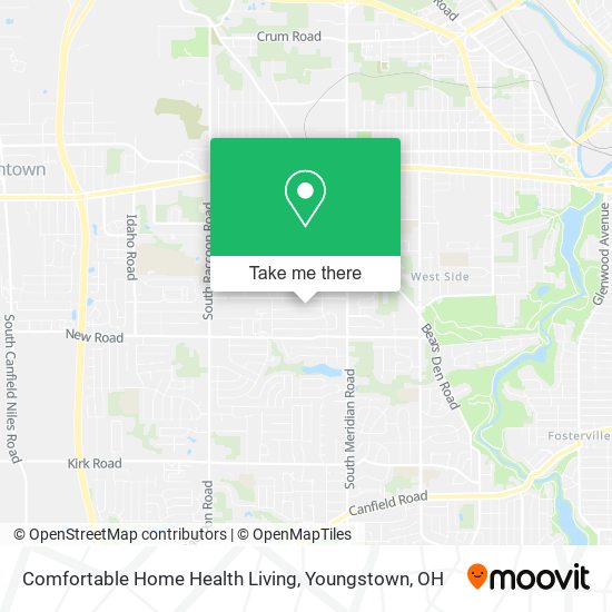 Mapa de Comfortable Home Health Living
