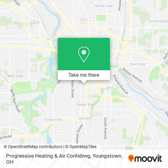 Progressive Heating & Air Contidnng map