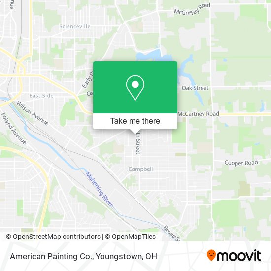 American Painting Co. map