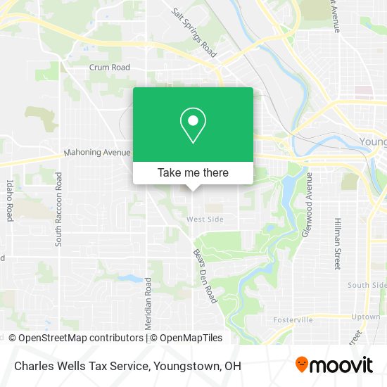 Charles Wells Tax Service map
