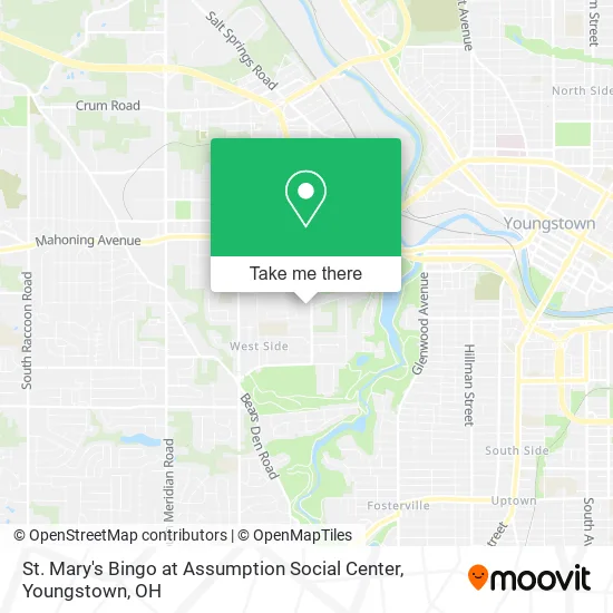 St. Mary's Bingo at Assumption Social Center map