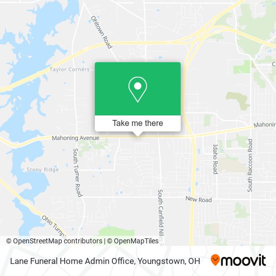 Mapa de Lane Funeral Home Admin Office