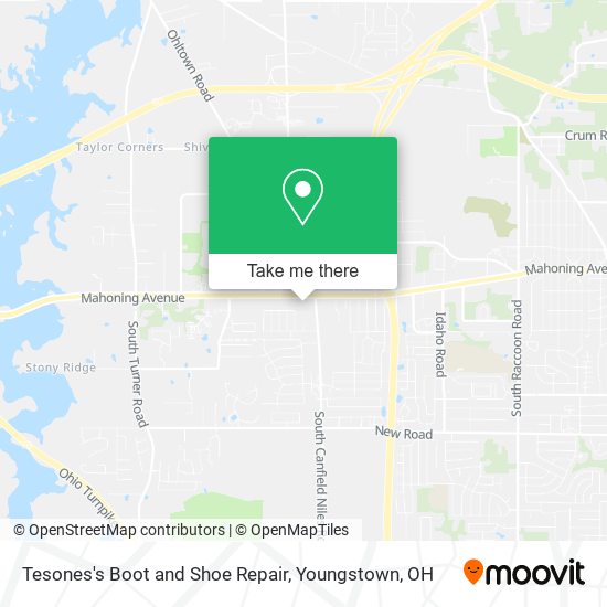 Tesones's Boot and Shoe Repair map