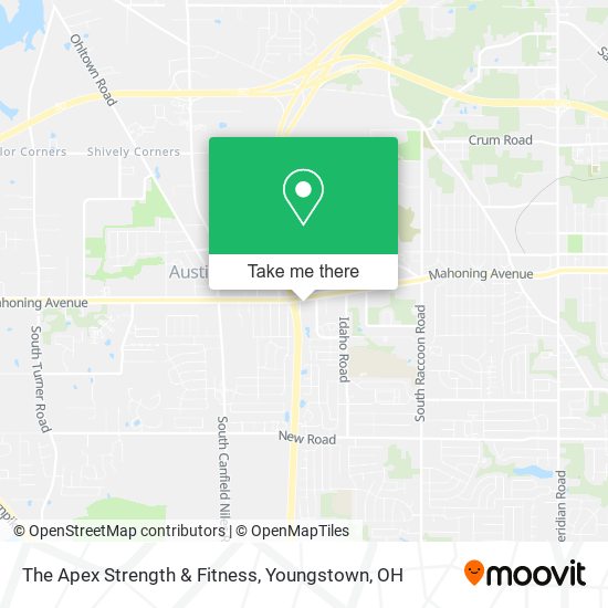 The Apex Strength & Fitness map