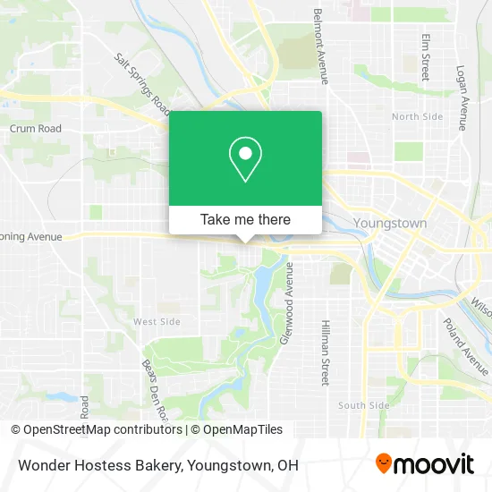 Wonder Hostess Bakery map