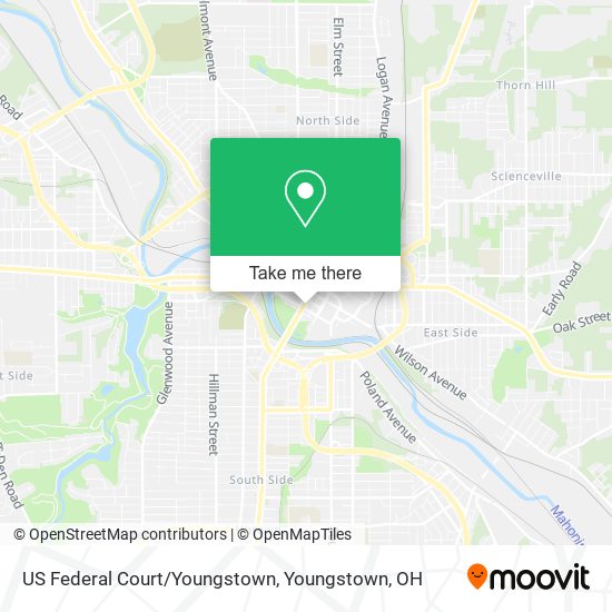 Mapa de US Federal Court/Youngstown