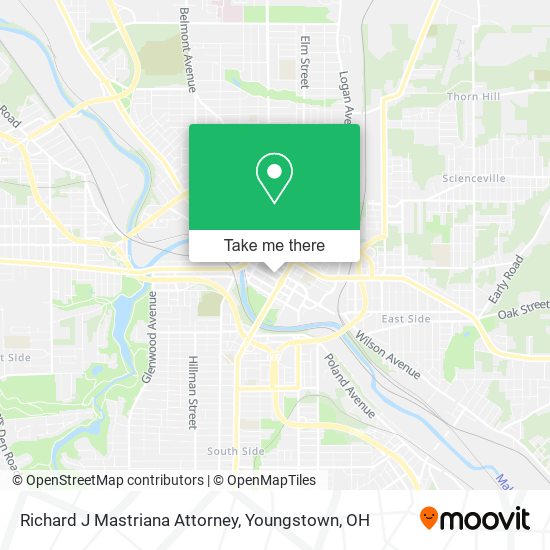 Richard J Mastriana Attorney map