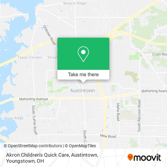 Mapa de Akron Children's Quick Care, Austintown